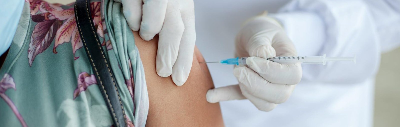 person getting vaccinated