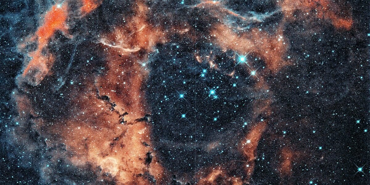 a very large star in the middle of the sky