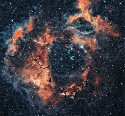 a very large star in the middle of the sky