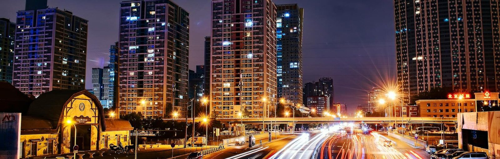 time lapse photography of city road at nighttime