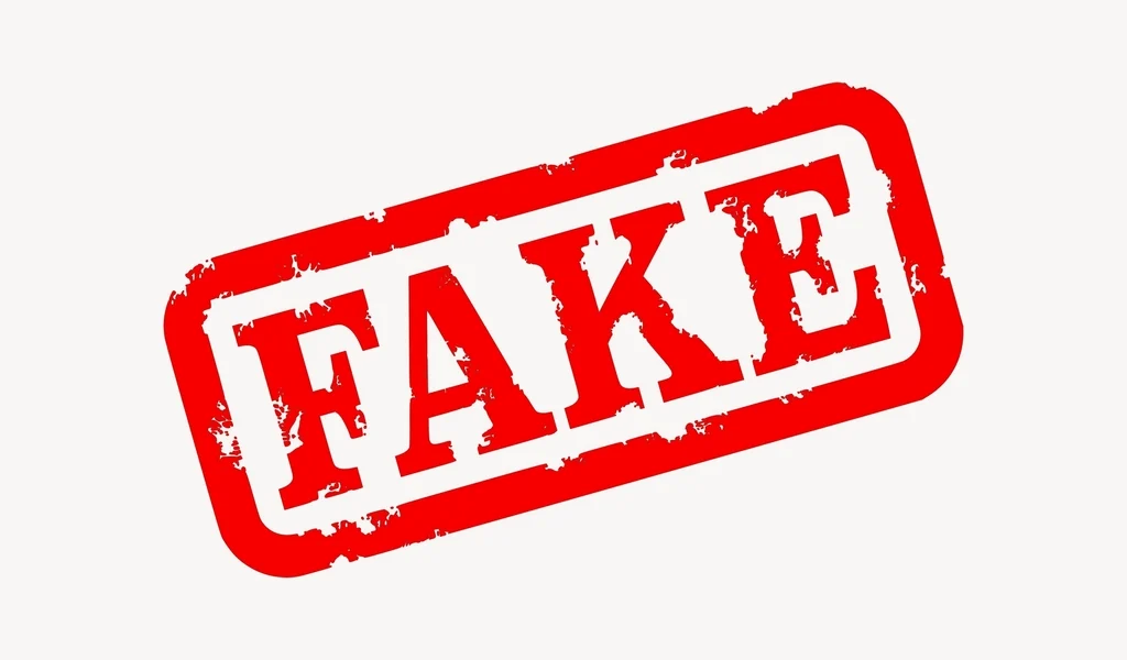 Red fake text stamp clipart