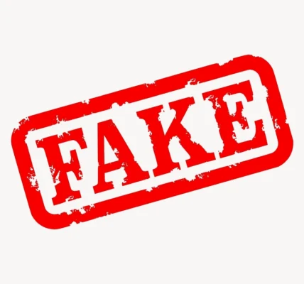 Red fake text stamp clipart