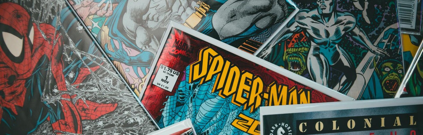 collection of various magazines with comics