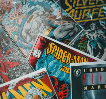 collection of various magazines with comics