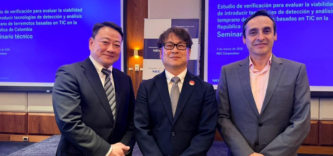 NEC prueba en Colombia su sistema de alerta temprana de terremotos, la tecnología japonesa llega a Latinoamérica