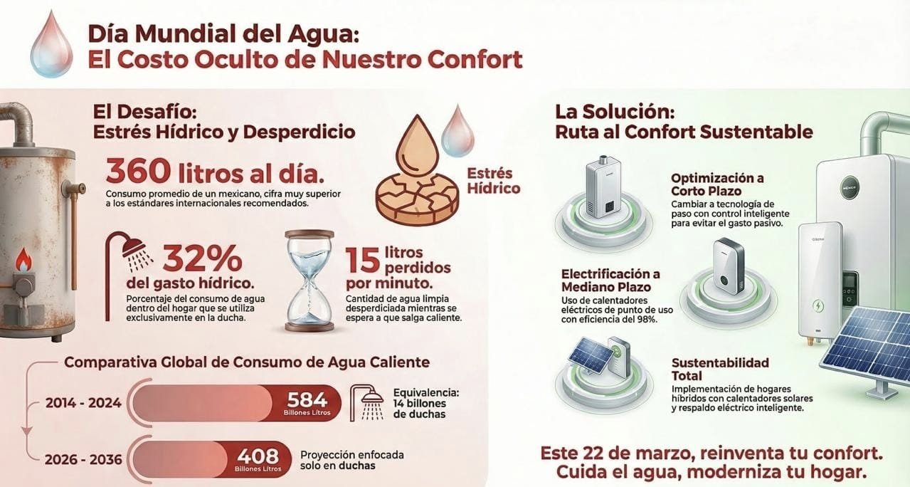 El costo geek del agua: los 15 litros que desperdicias cada vez que te bañas