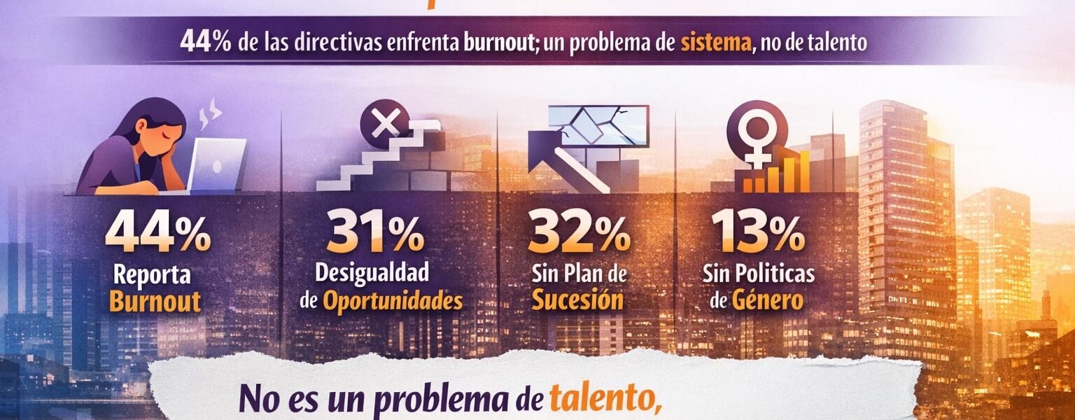 El precio oculto: el burnout y las estructuras que desafían al liderazgo femenino en México