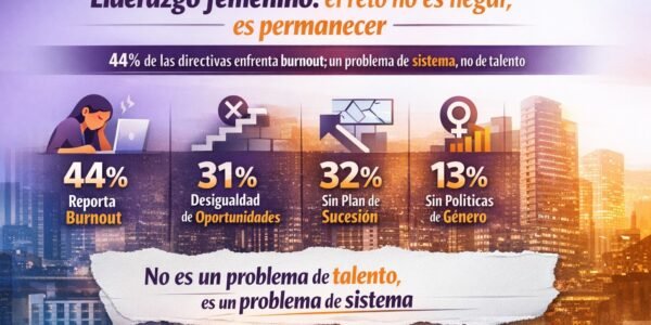 El precio oculto del liderazgo femenino en la alta dirección: burnout y estructuras que no cambian