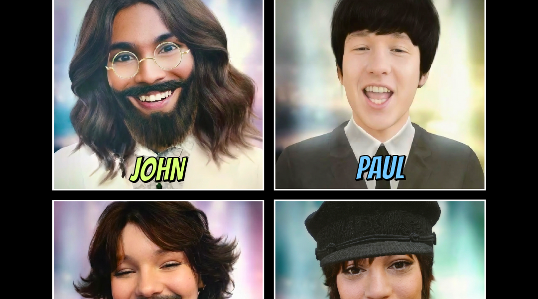 Snapchat revive a los Beatles con un lente de realidad aumentada que te transforma en el cuarteto