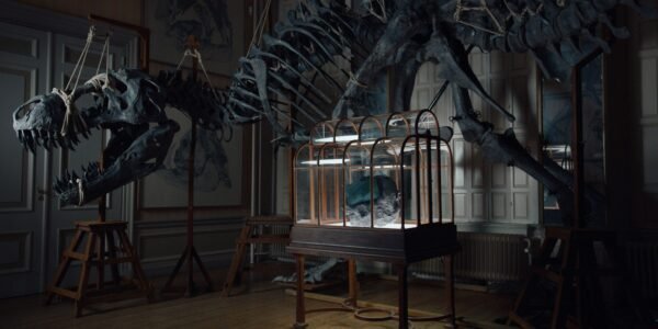 Presentan el primer bolso de lujo hecho con cuero de T-Rex cultivado en laboratorio