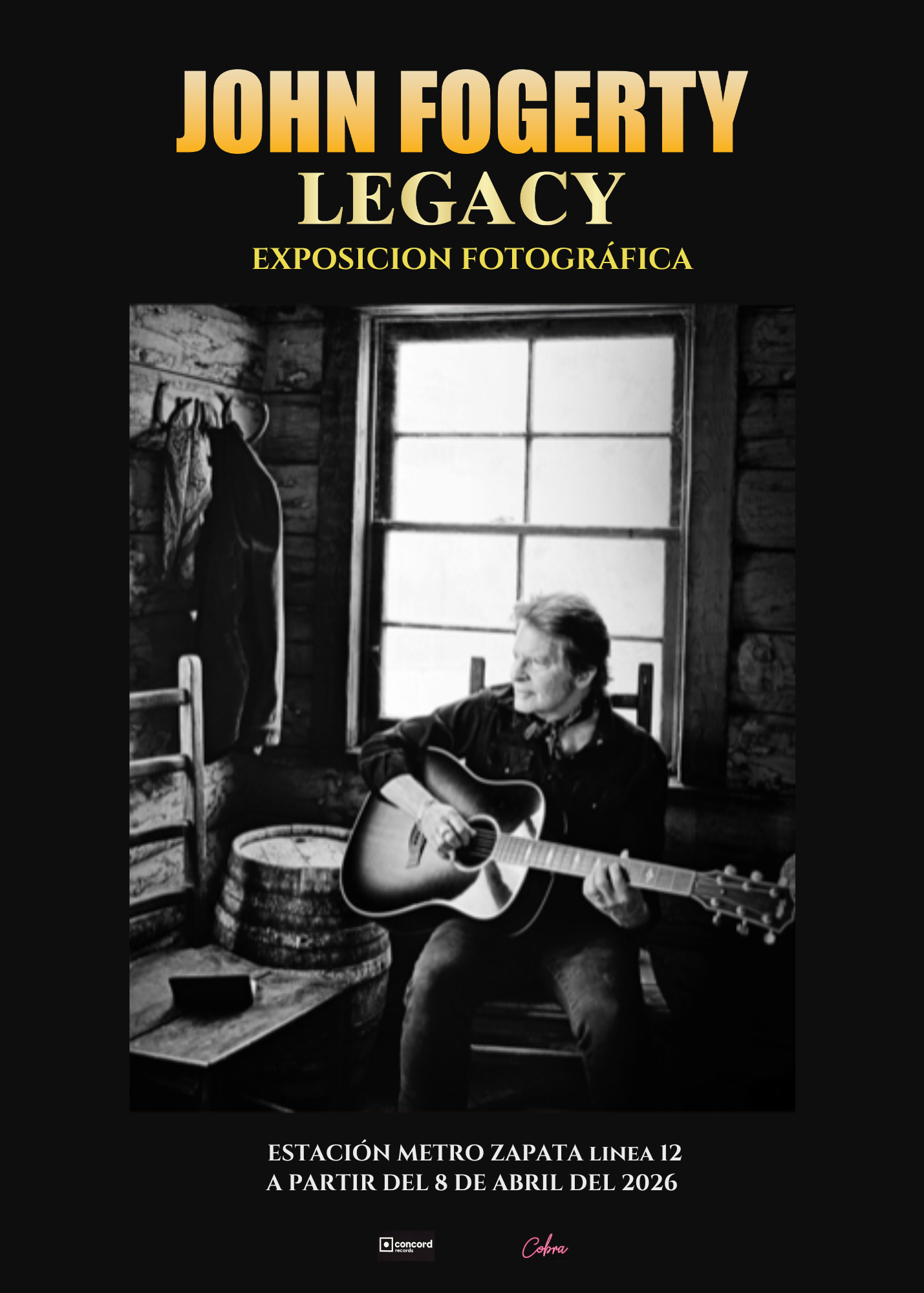 Legacy, la exposición fotográfica de John Fogerty llega al Metro CDMX