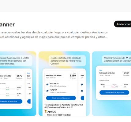 Skyscanner se integra a ChatGPT y ahora puedes buscar vuelos solo hablando