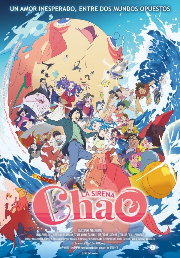 Chao: la sirena, la comedia romántica animada de Studio 4°C, llegará pronto a cines mexicanos
