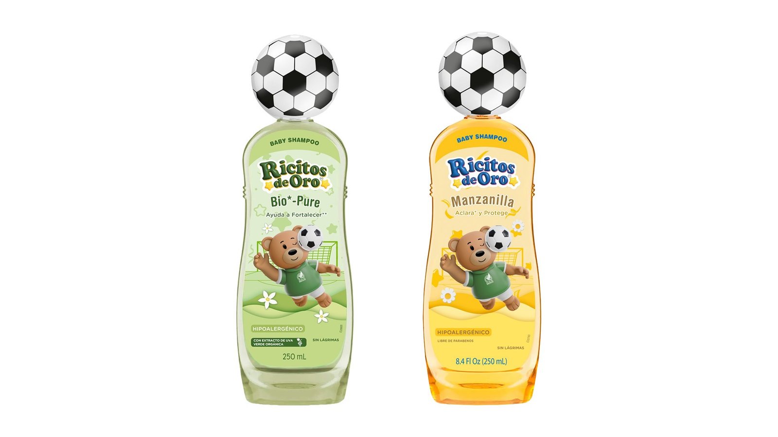 Ricitos de Oro lanza shampoo con balón y realidad aumentada para celebrar a la Selección Mexicana