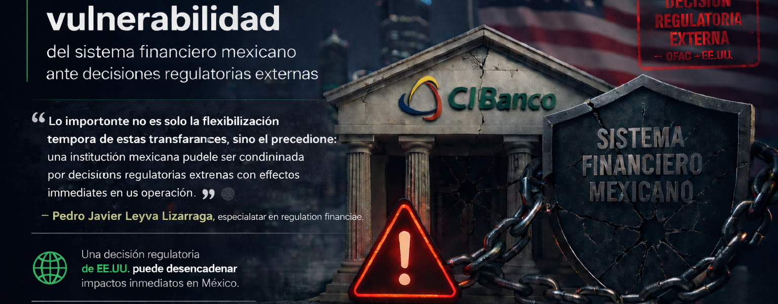 El caso CIBanco revela la fragilidad del sistema financiero mexicano ante regulaciones extranjeras