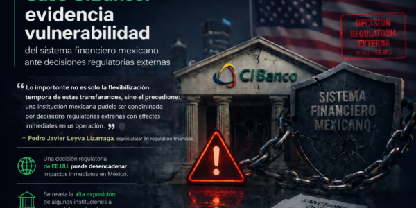 El caso CIBanco revela la fragilidad del sistema financiero mexicano ante regulaciones extranjeras