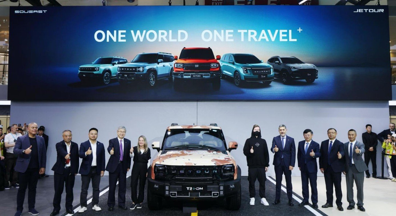 Jetour presenta su ecosistema todoterreno en Auto China 2026 con tecnología híbrida y la alianza con Soueast