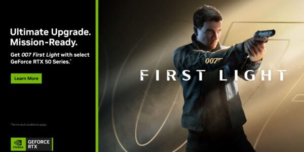 NVIDIA lanza DLSS en Forza Horizon 6, Directive 8020 y más juegos, además del bundle de 007 First Light de la serie GeForce RTX Serie 50 y el Driver GeForce Game Ready