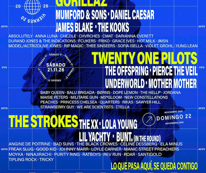 Concord en el corona capital 2026: the offspring, pierce the veil, militarie gun y fcukers