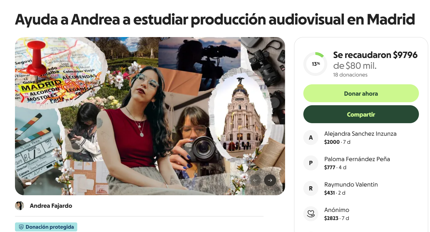 De la Narvarte a Madrid: la apuesta de Andrea Fajardo por contar historias desde el cine documental