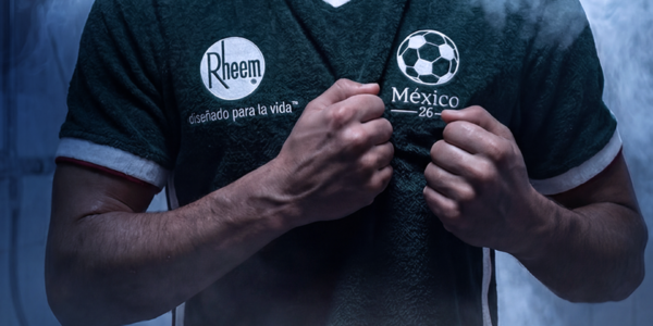Rheem presenta el Jerseytoalla de México: una nueva forma de vivir la pasión por el futbol desde la regadera
