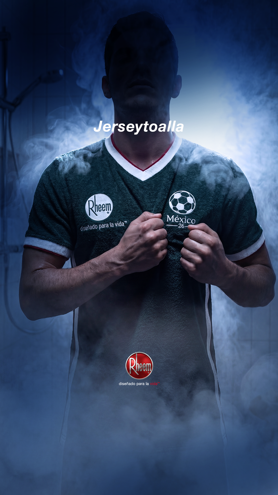 Rheem presenta el Jerseytoalla de México: una nueva forma de vivir la pasión por el futbol desde la regadera