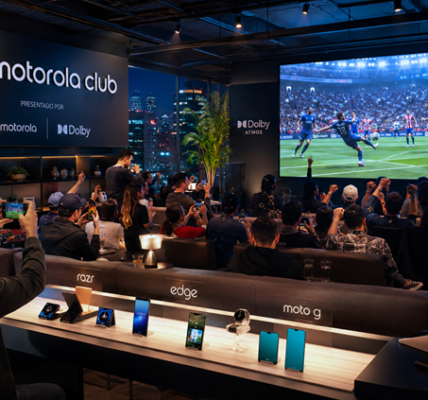Motorola y Dolby llevan la emoción del fútbol a una experiencia inmersiva en CDMX