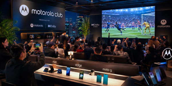 Motorola y Dolby llevan la emoción del fútbol a una experiencia inmersiva en CDMX
