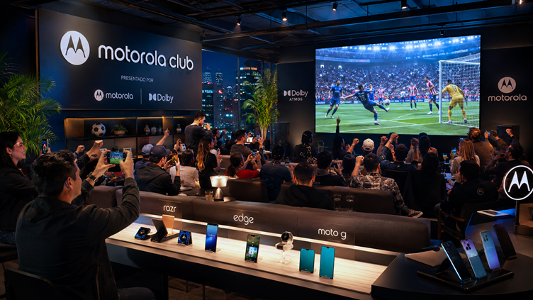 Motorola y Dolby llevan la emoción del fútbol a una experiencia inmersiva en CDMX