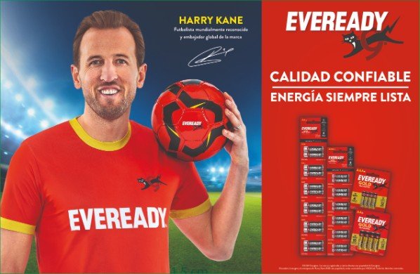 Harry Kane y Eveready®: la alianza de la energía que nunca se detiene