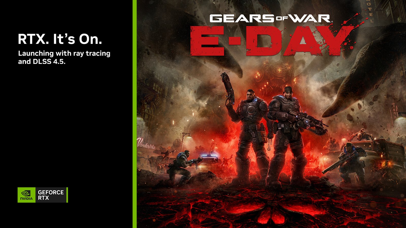 Gears of War: E-Day se lanza el 6 de octubre con DLSS 4.5 y Ray Tracing