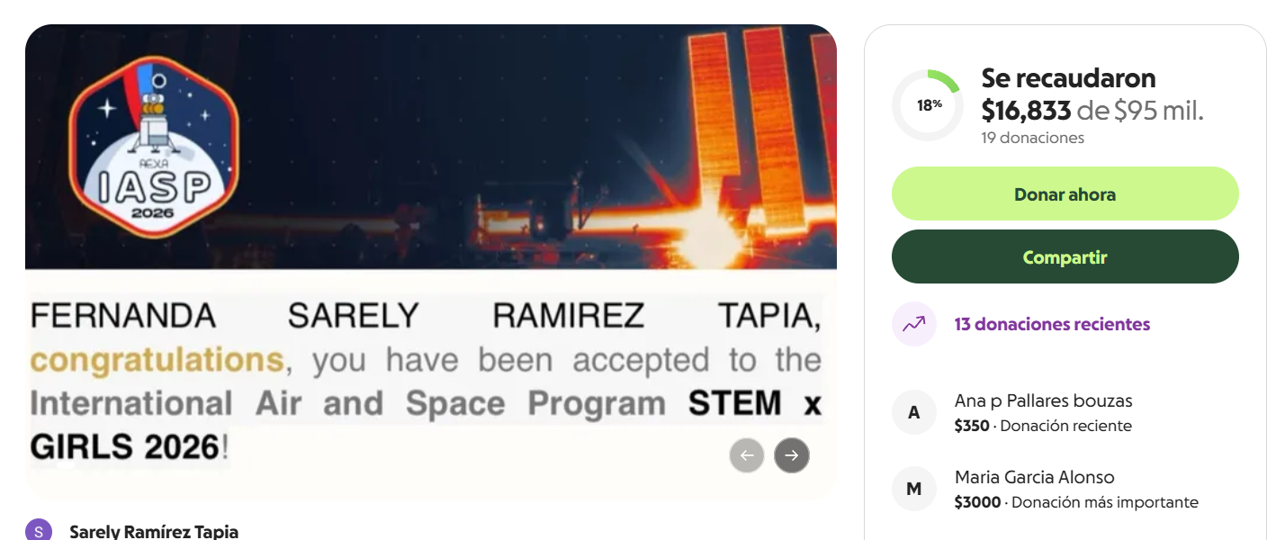 3 de cada 10 profesionistas stem son mujeres: estudiante de la gam busca representar a méxico en programa aeroespacial