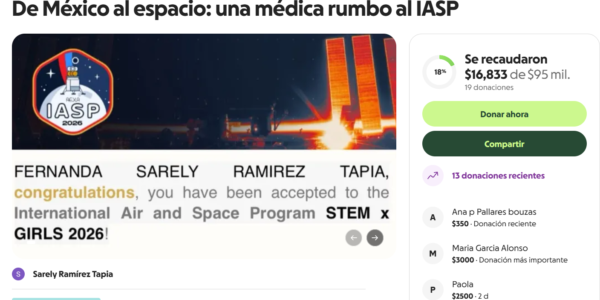 3 de cada 10 profesionistas stem son mujeres: estudiante de la gam busca representar a méxico en programa aeroespacial