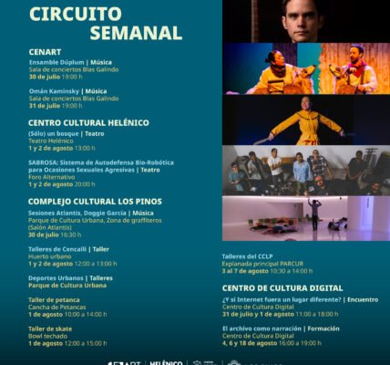 Música, teatro, cultura digital y deportes urbanos integran la oferta de verano en recintos de la Secretaría de Cultura