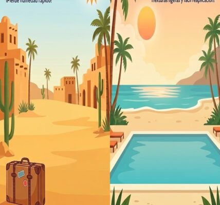 Cómo adaptar tu rutina de skincare según el clima de tu destino vacacional