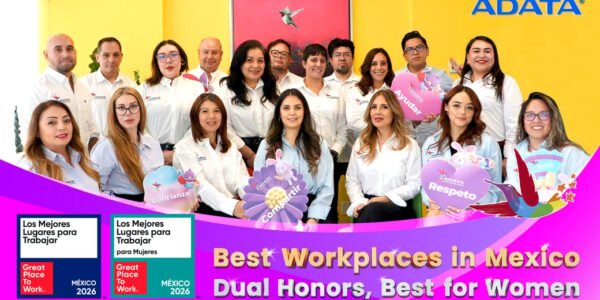ADATA celebra liderazgo, sostenibilidad y reconocimientos laborales a nivel global
