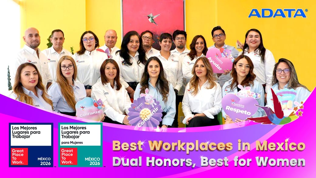 ADATA celebra liderazgo, sostenibilidad y reconocimientos laborales a nivel global
