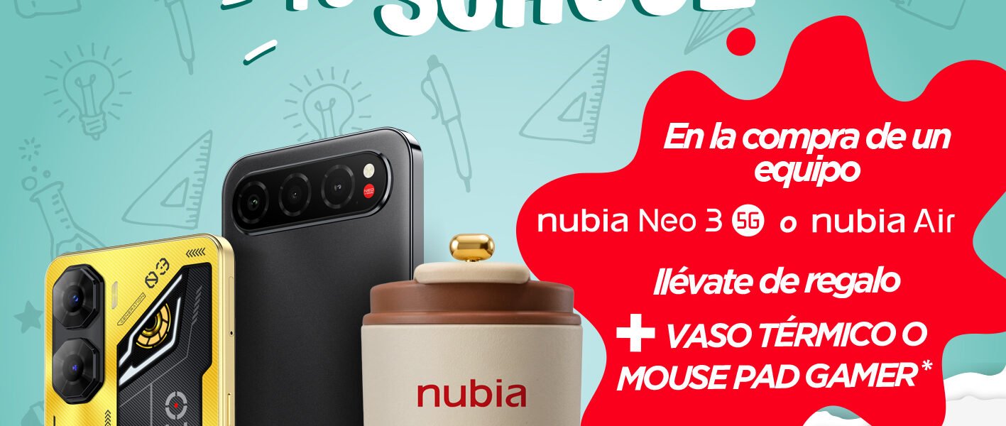 Back to school con nubia: tecnología y promociones para el regreso a clases