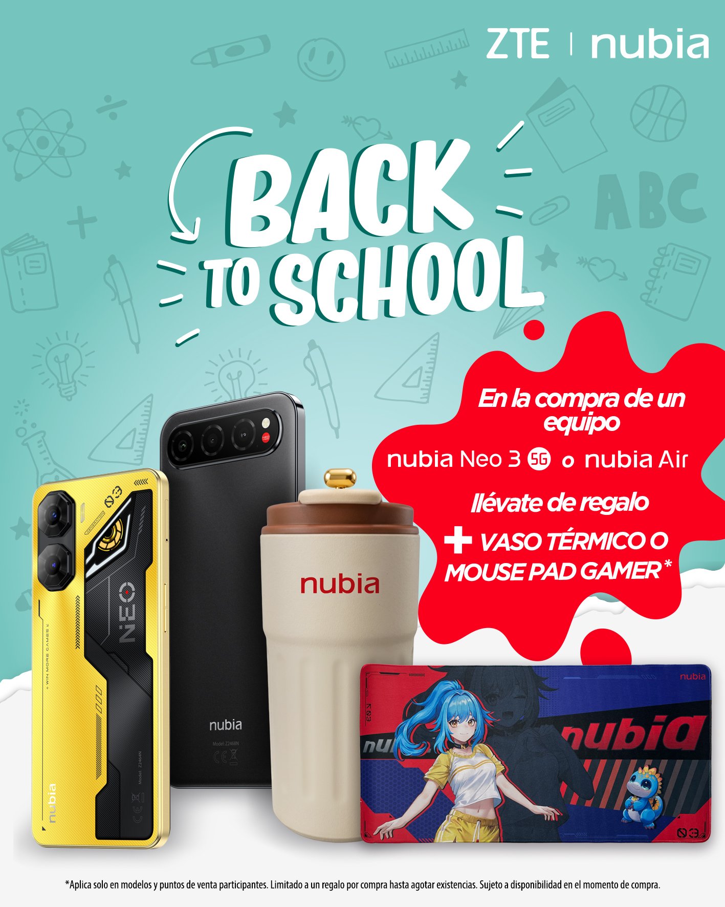 Back to school con nubia: tecnología y promociones para el regreso a clases