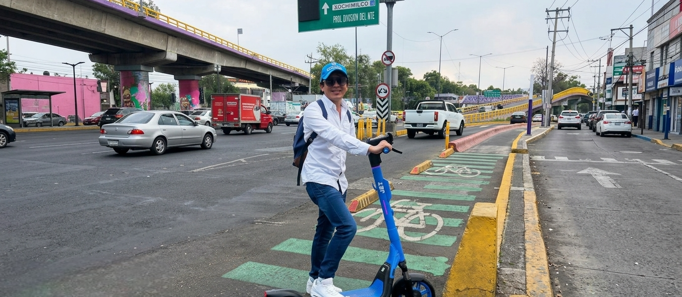 JET continúa la circulación de sus scooters eléctricos en la Ciudad de México