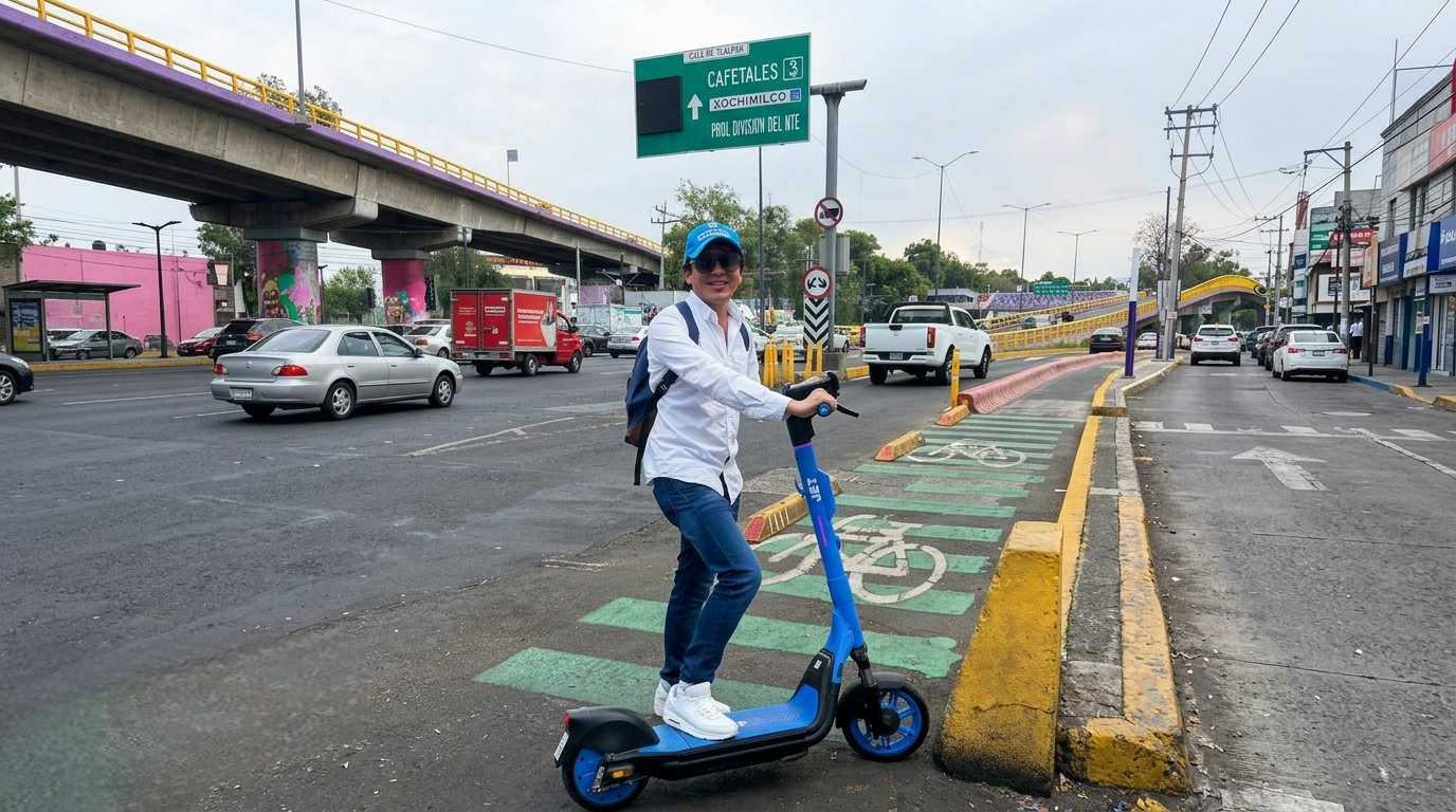 JET continúa la circulación de sus scooters eléctricos en la Ciudad de México