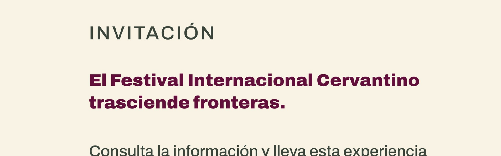 Festival Internacional Cervantino invita a ser parte de Más Allá de Guanajuato (MAG) 2026