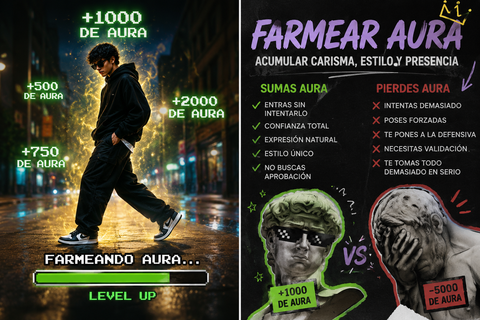 Farmear aura: la generación digital convirtió el carisma en una moneda social