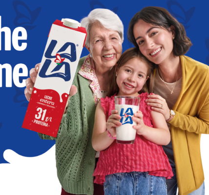 Lala invita a México al reto “Un vaso de Lala al día” con la campaña “La leche no tiene edad”