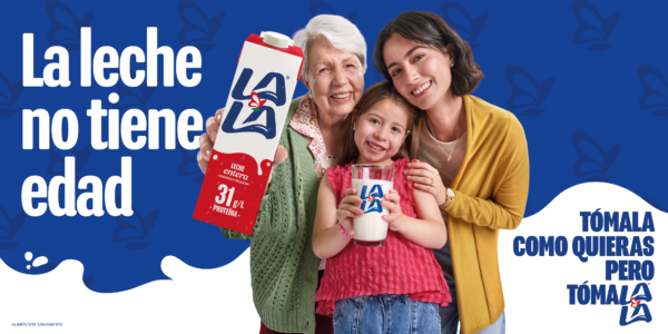 Lala invita a México al reto “Un vaso de Lala al día” con la campaña “La leche no tiene edad”