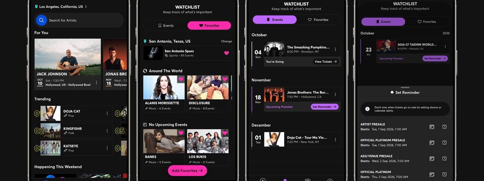 Ticketmaster renueva su app para hacer más fácil y personalizado descubrir y seguir eventos en vivo