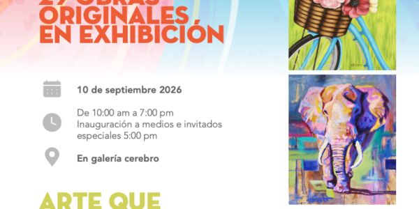 Trascender: una expo con causa que presenta Clínica Cerebro en Galería Cerebro