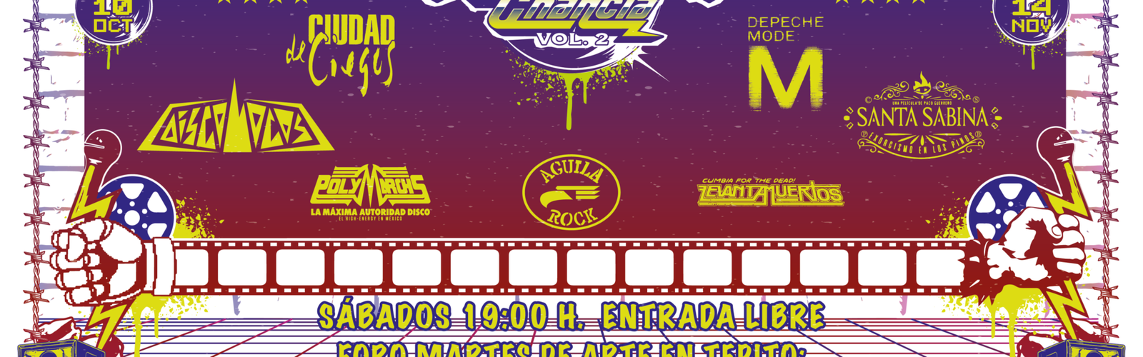 Cinema Tepito presenta Pa' raspar la chancla vol. 2: de la pantalla a la pista