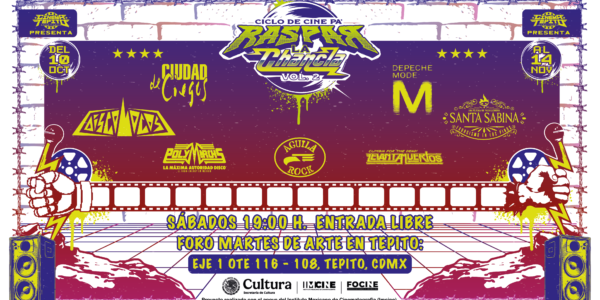 Cinema Tepito presenta Pa' raspar la chancla vol. 2: de la pantalla a la pista