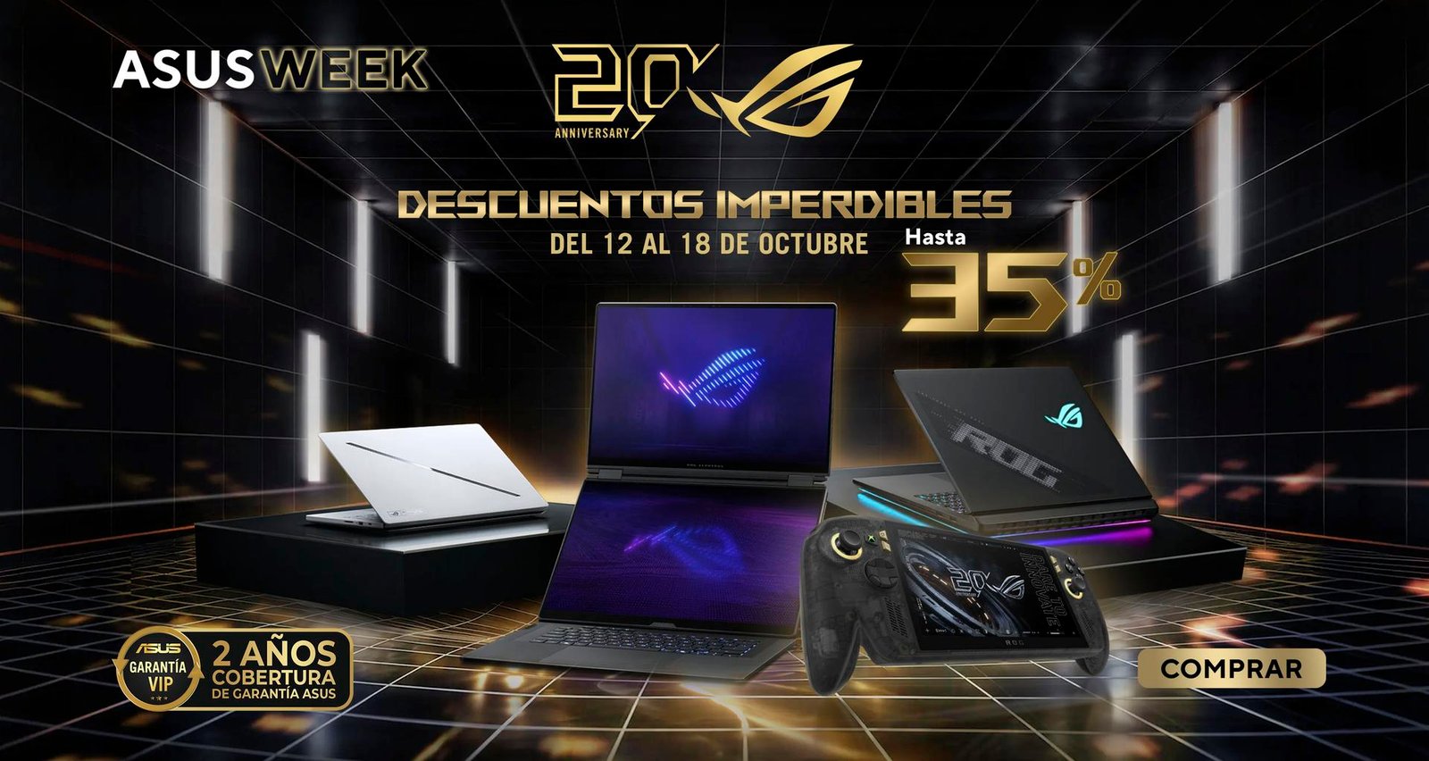 ASUS Week 2026: descuentos de más de 30% en laptops del 12 al 18 de octubre